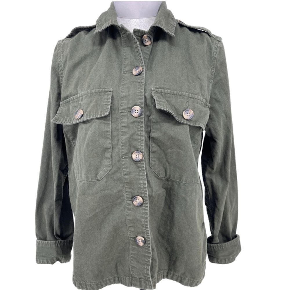 Forever 21 Army-Inspired Utility Shirt | Size Large